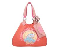 Fritzi Izzy Medium Big Wave Limited Barbie Shoulder Bag Fruity Wave bolso mujer mezcla algodón bolso hombro shopper bolso mano viajes ocio cierre presión bolsillo interior 30 x 43 x 16 cm, Naranja