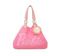 Fritzi Izzy Medium Limited Barbie Blush Pink tejido rizo bolso hombro mujer shopper bolso mano ocio ciudad uso diario cierre presión bolsillo interior 30 x 43 x 16 cm, Rosa