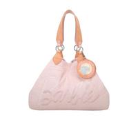 Fritzi Izzy Medium Limited Barbie Pale Rose tejido rizo bolso hombro mujer shopper bolso mano compras uso diario ciudad cierre presión bolsillo interior 30 x 43 x 16 cm, Rosa Claro