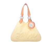 Fritzi Izzy Medium Limited Barbie Sunlight tejido rizo bolso hombro mujer shopper bolso mano viajes ocio ciudad cierre presión bolsillo interior 30 x 43 x 16 cm, Amarillo