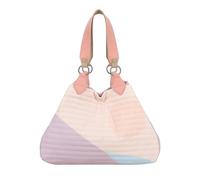 Fritzi Izzy Medium Limited Summer Dawn bolso shopper mujer canvas algodón bolso hombro grande acolchado estampado colorido verano festival ciudad viaje ocio 29 x 42 x 15 cm, Rosa Pastel