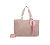 Fritzi Izzy Vintage Taupy bolso shopper mujer piel sintética bolso hombro bolso ciudad festival shopper grande vegano estuche extraíble cordón desmontable acabado vintage 29 x 42 x 15 cm, Beige