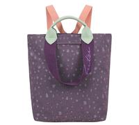 Fritzi Ju Leo mochila mujer nylon vegano backpack estampado leopardo ultraligero correas ajustables mochila ciudad festival viaje ocio 38 x 30 x 17 cm - Rosa, Verde, Lila, Beige