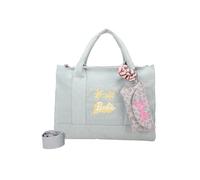 Fritzi Malibu Denim Limited Barbie Tote Bag bolso mujer denim reciclado bolso hombro bolso mano bolso grande viajes ciudad cierre cremallera bolsillo interior 29,5 x 40 x 14 cm - Azul, Negro, Rosa