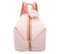 Fritzi Marit Frottee Limited Barbie Backpack Pale Rose mochila mujer bolso casual ciudad uso diario ligera moderna cierre cremallera compartimentos accesorio moda 31 x 31 x 14 cm - Rosa