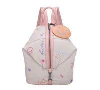 Fritzi Marit Limited Embro Fun Sand mochila mujer canvas algodón backpack bordado bolsillo desmontable mochila ciudad festival viaje ocio 31 x 26 x 13 cm, Arena