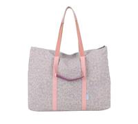 Fritzi My Shopper Leo Nylon Mujer Shopper Bolso de mano Festival City Vegano Leoprint Ultraligero Cremallera 31 x 42,5 x 22,5 cm - Rosa, Verde, Púrpura, Beige, beige