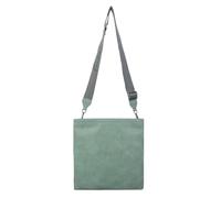 Fritzi Ronja Cross Vintage Bolso Bandolera de Ecopiel Mujer Crossbody para Festivales y Ciudad Vegano Bolso de Mano Pequeño 15 x 29 x 3 cm - Negro - Rosa - Marrón - Verde - Gris - Beige - Pink - Azul