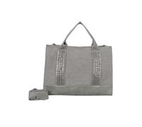 Fritzi Tote Bag Limited Rivet bolso shopper mujer bolso hombro bolso mano ocio uso diario cremallera canvas bolso moderno espacioso 29.5 x 40 x 14 cm, Marrón