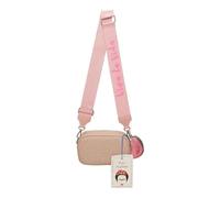 Fritzi x Frida Kahlo Easy Go Canvas Crossbody Bag bolso bandolera mujer mini bolso casual bolso moderno cremallera canvas 12 x 19.5 x 7.5 cm - Violeta, Amarillo, Lila, Naranja, Verde, Rosa, Azul