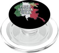 Friuli Venezia Giulia Italia Retro Región Mapa Vintage PopSockets PopGrip para MagSafe