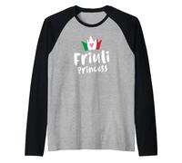 Friuli Venezia Giulia Princesa Friulana Camiseta Manga Raglan