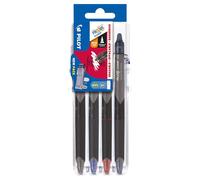 Frixion Punta Clicker Fino Línea 4 Piezas Set 2 Ir Estuche Negro Azul Rojo