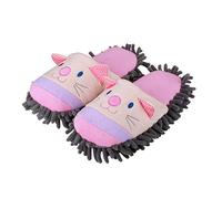 Frjjthchy - Zapatillas de mopa de microfibra para limpieza de polvo, para hombres y mujeres, Women 4.5-5.5, Gato