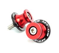 FRKXQVPZL Soporte de Carrete de Brazo basculante de motocicl para Y&AMA&HA MT03 MT-03 MT 03 2005-2017 2018 2019 2020 2021 MT03 Motocicleta 6MM Carretes Basculantes Soporte Tornillos Deslizante(9)