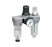 FRL 3 Partes G1/8'' 750l/min 0.5-10.0bar/7-145psi Semi-Auto 40 mm Manómetro Policarbonato Multifix 0