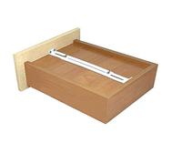 FRMSAET Kit de reparación de cajones - Accesorios de muebles Soportes utilizados para reforzar y reparar cajones de madera/MDF/aglomerado Refuerzo de gabinetes. (Paquete de 1)