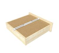 FRMSAET Kit de reparación de cajones - Accesorios de muebles Soportes utilizados para reforzar y reparar cajones de madera/MDF/aglomerado Refuerzo de gabinetes. (Paquete de 2)