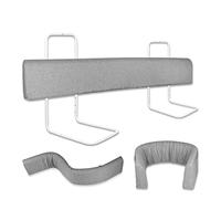 Froadp 150 cm Protector de borde de la cama infantil, altura ajustable, barandilla antideslizante para cama con cremallera, paquete suave, barandilla de seguridad para niños pequeños y bebés