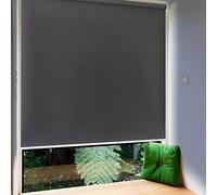 Froadp 180x240cm Toldo Vertical Exterior, Estor Enrollable de Oscurecimiento con Abrazaderas y Cadena, Privacidad Persianas Enrollables, Estores de Protección Solar para Ventanas y Puertas(Antracita)