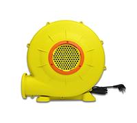 Froadp 350W Ventilador de Aire para Castillo Hinchable 220-240V Bomba Inflable Eléctrica con Mango y Pica de Tierra Ventilador Centrífugo Hinchable Soplador para Juegos Inflables (Amarillo+Naranja)
