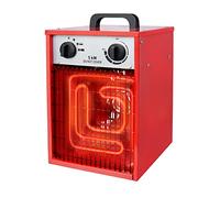 Froadp 5kW Calentador Ventilador Eléctrico 4 Velocidades Controlador de Temperatura 400V Calentador Portátil con Protección Contra Sobrecalentamiento Mango Resistente al Calor y Base Antideslizante