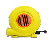 Froadp 750W Ventilador de Aire para Castillo Hinchable 220-240V Bomba Inflable Eléctrica con Mango y Pica de Tierra Ventilador Centrífugo Hinchable Soplador para Juegos Inflables (Amarillo+Naranja)