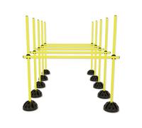 Froadp Agility Sports Juego de barras de salto para perros, altura ajustable, juego de obstáculos para entrenamiento funcional condicional, juego de obstáculos para baloncesto y fútbol