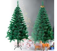 Froadp Árbol de Navidad Artificial 180 cm Árbol Artificial de PVC con Soporte Decoración Navideña de Montaje Rápido Árbol Decorativo Árbol de Navidad Artificial para Interior y Exterior (Verde)