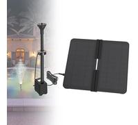 Froadp Bomba solar para estanque de 20 W, bomba solar plegable, mini estanque, fuente de jardín, fuente de agua, fuente solar, bombas de fuente, bombas para estanques de jardín, decoración de jardín