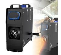 Froadp Calentador de aire diésel de 12 V, 5 kW, con mando a distancia, monitor LCD, para calefacción de coche, 5 L, diésel, calefacción de combustible con protección contra sobrecalentamiento para