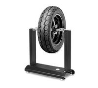 Froadp Equilibradora para Ruedas de Moto con Cono de Centrado Ajustable Equilibradora de Ruedas con Nivel de Burbuja Integrado y Pies de Apoyo Universal Equilibra para Moto y Scooter (40x19x50cm)