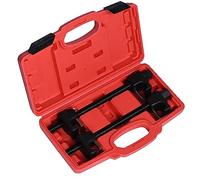 Froadp Juego de tensores de muelles manuales para tuning de 2 piezas, tensor de montaje para disminución de altura de 310 mm, herramienta universal para compresores de muelle de vehículos, tensor de