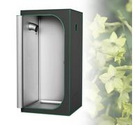 Froadp Tienda de cultivo de 100 x 100 x 200 cm con tejido Oxford 600D y marco de acero, armario de cultivo resistente a la luz con lámina interior reflectante, invernadero para cultivo de plantas