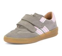 Froddo Lou G3130269 - Zapatillas de piel para niña con cierre de velcro, Gris Rosa Light Grey, 35 EU