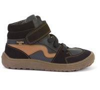 Froddo Zapatos descalzos de media altura, piel + membrana TEX y forro textil en verde oliva G3110256, azul oscuro, 37 EU