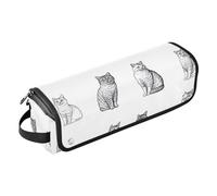 FRODOTGV Beauty Downy - Estuche de viaje 2 en 1 con alfombrilla extraíble resistente al calor, funda de transporte portátil para alisadores, rizador, secador de pelo, 13, 1 tamaño, 1 Size