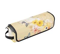 FRODOTGV Beauty Downy - Estuche de viaje 2 en 1 con alfombrilla extraíble resistente al calor, portátil, para alisadores, rizadores, secador de pelo, 15, 1 Size