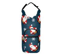 FRODOTGV Bolsa de agua de Navidad con diseño de Papá Noel, varios tamaños, para caminar, senderismo, botella de agua, mochila para botellas de 20/24/32/40 onzas