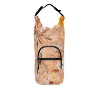 FRODOTGV Bolsa de transporte para botella de agua de color oro rosa con bolsillo para teléfono, con cremallera, soporte para botella de agua aislado, para botellas de 20/24/32/40 onzas