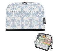 FRODOTGV Bolsas para lápices de gran capacidad para bolígrafos, bolsa de papelería resistente para hombre, jardín de infantes, osos polares