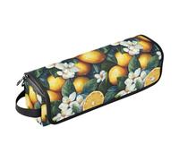 FRODOTGV Butterfly Beautiful Brown - Bolsa de viaje para rizador de mujer, funda de transporte extraíble y alfombrilla resistente al calor para planchas planas y alisadoras, Limones de madera, 1 Size