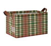 FRODOTGV Contenedores de almacenamiento abiertos para armario, dormitorio, cocina, bosques vintage, cuadros verdes, talla M