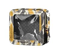 FRODOTGV Cows - Mini bolsa de maquillaje transparente de acuarela dibujada a mano para niñas, organizador de cosméticos, neceser, Mazorcas de maíz hermosas y exóticas, Talla única