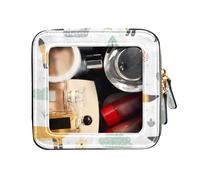 FRODOTGV Cute Foxes - Neceser de viaje para madres y bebés, color blanco, bonito neceser de maquillaje transparente, Cute Foxes Mothers Baby White, 1 Size