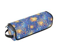 FRODOTGV Dachshund Dreams Of A Bone - Bolsa de viaje para mujer, organizador de herramientas de peinado extraíble y tapete resistente al calor con cremallera para planchas planas, herramientas