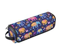 FRODOTGV Dachshund Dreams Of A Bone - Bolsa de viaje para mujer, organizador de herramientas de peinado extraíble y tapete resistente al calor con cremallera para planchas planas, herramientas