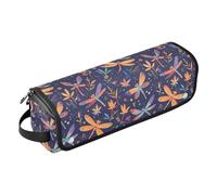 FRODOTGV Dachshund Dreams Of A Bone - Bolsa de viaje para mujer, organizador de herramientas de peinado extraíble y tapete resistente al calor con cremallera para planchas planas, herramientas