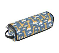 FRODOTGV Dachshund Dreams Of A Bone - Bolsa de viaje para mujer, organizador de herramientas de peinado extraíble y tapete resistente al calor con cremallera para planchas planas, herramientas