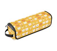 FRODOTGV Dachshund Dreams Of A Bone - Bolsa de viaje para mujer, organizador de herramientas de peinado extraíble y tapete resistente al calor con cremallera para planchas planas, herramientas